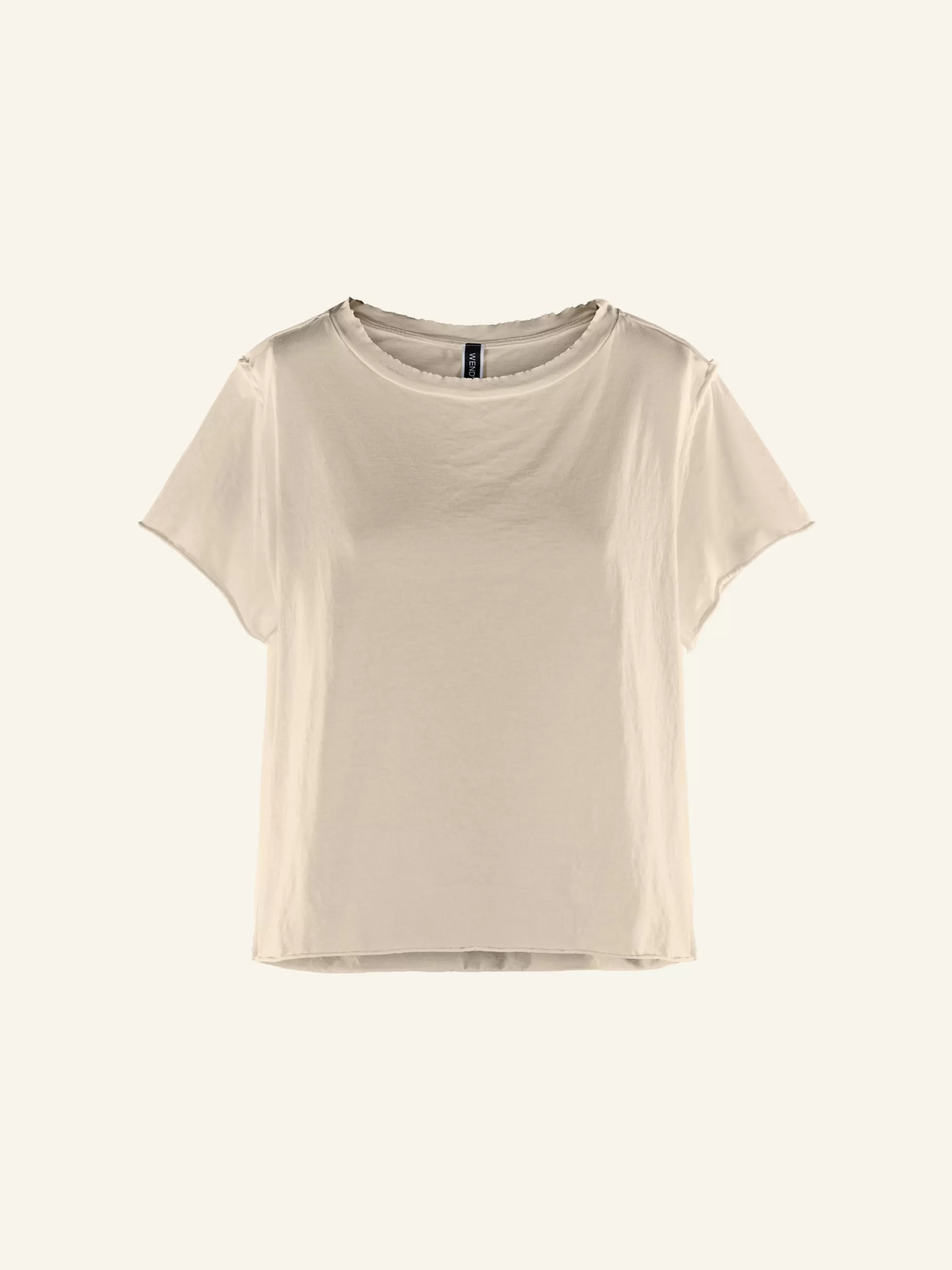WENDYKEI T-Shirt In Cotone A Taglio Vivo | Donna Top E Magliette