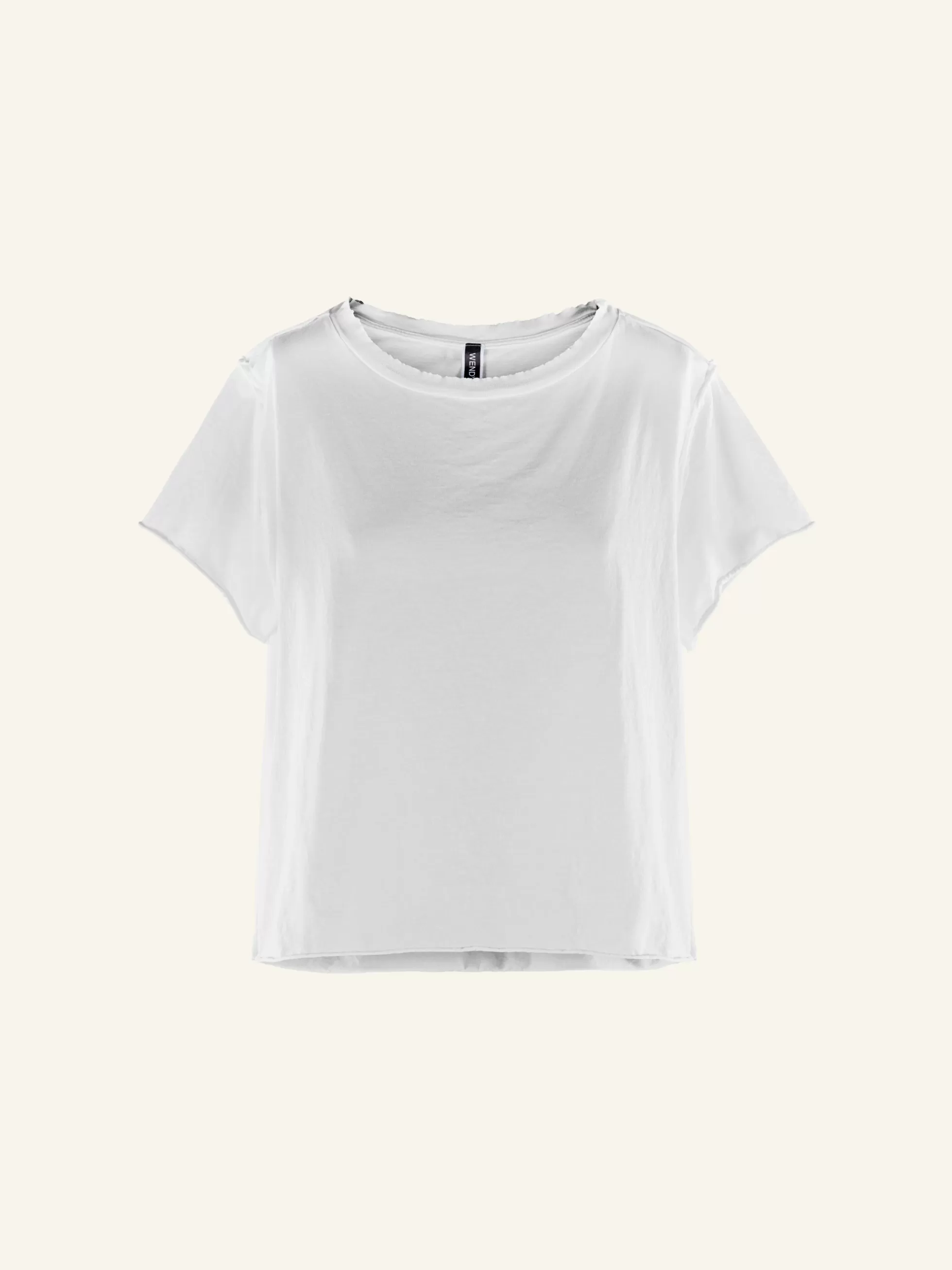 WENDYKEI T-Shirt In Cotone A Taglio Vivo | Donna Top E Magliette